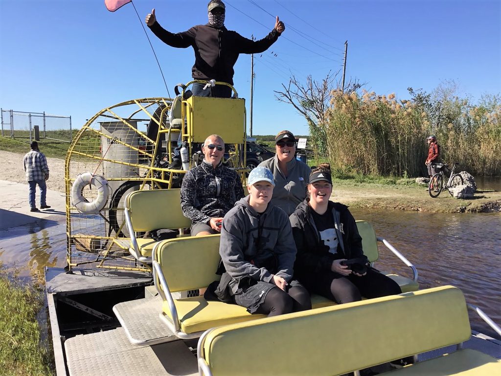 1 Hour private airboat ride