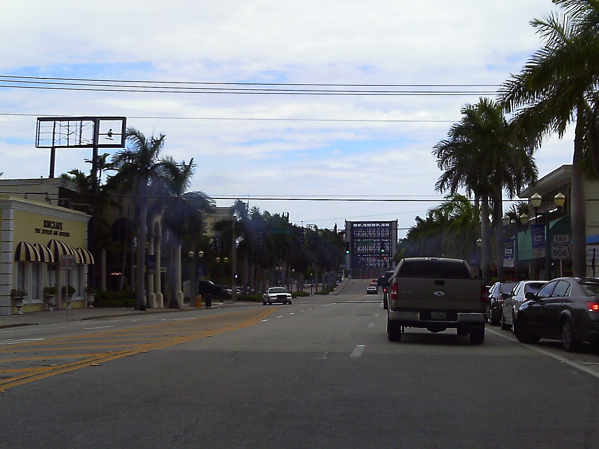 Downtown Delray Beach along Atlantic Avenue