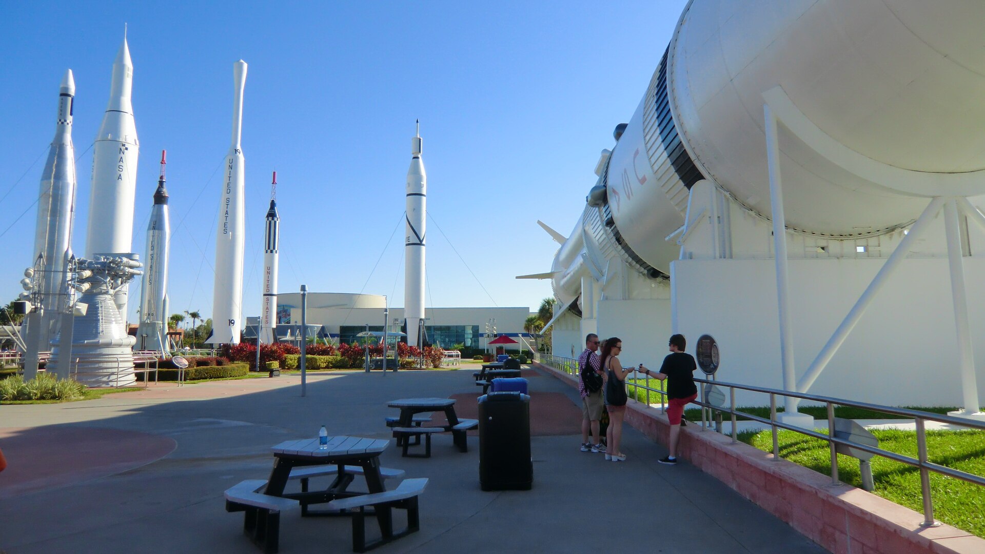 Rocket Garden at Kennedy Space Center Visitor Complex